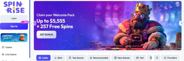 Spinrise Casino promotional offer